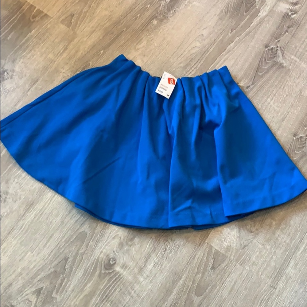 H&M BlUE SKIRT SIZE 14 NWT